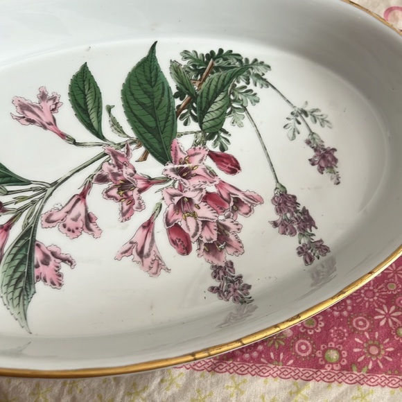 Spode STAFFORD FLOWERS Floral Painted Serving Bowl -Oven Safe - Picture 5 of 7